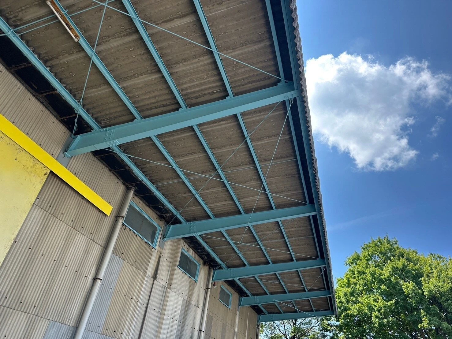 画像7303：四日市市　鉄骨塗装　某倉庫