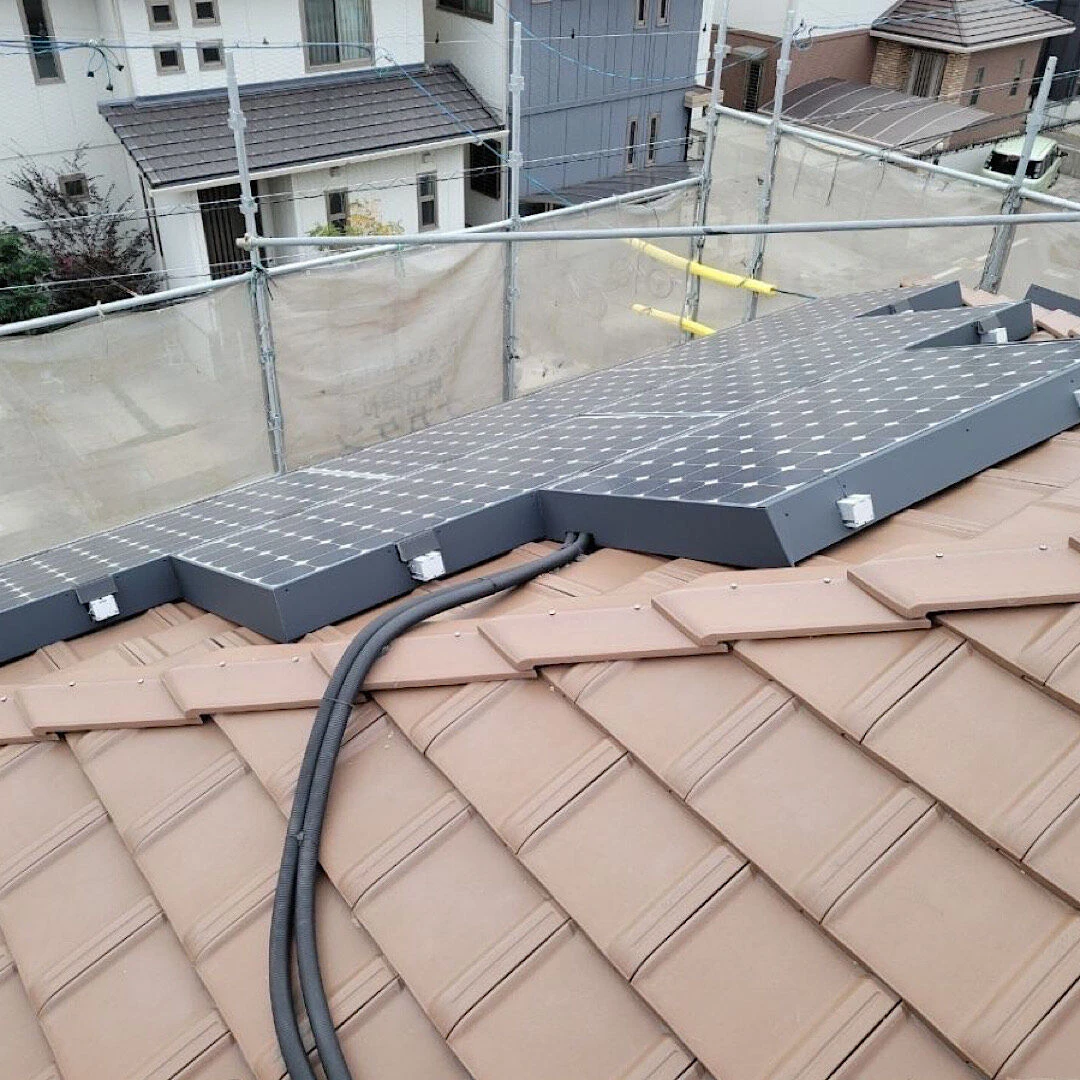 画像7421：東浦町　鳥除け設置　Y様邸